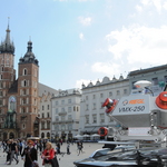 riegl mobile scanning-system vmx-250 scanning the market-square in cracow