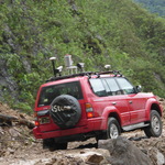 RIEGL VZ-400 Laser Scanner used for mobile mapping in Ecuador